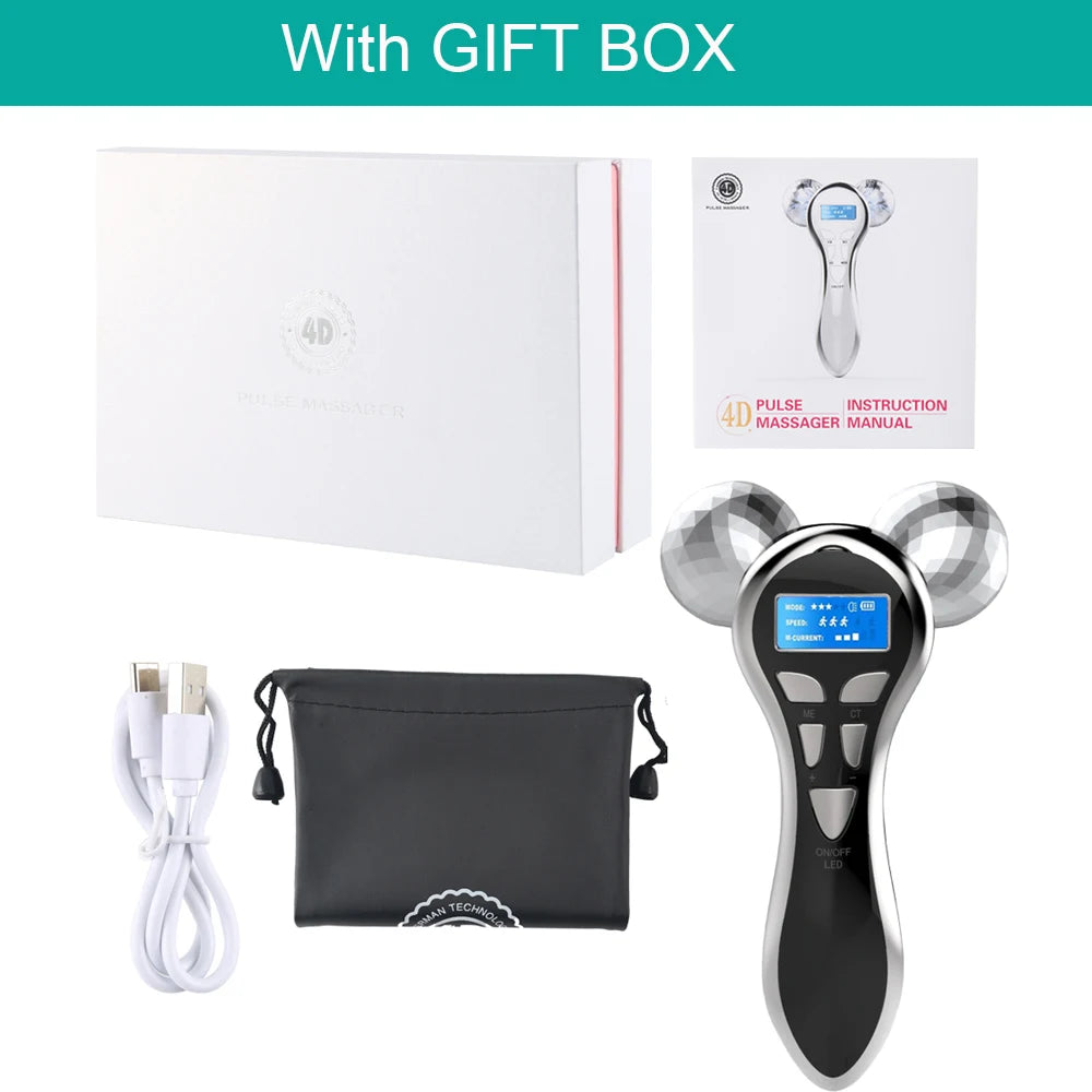 4D EMS Face Massager – Lift, Firm & Rejuvenate Your Skin